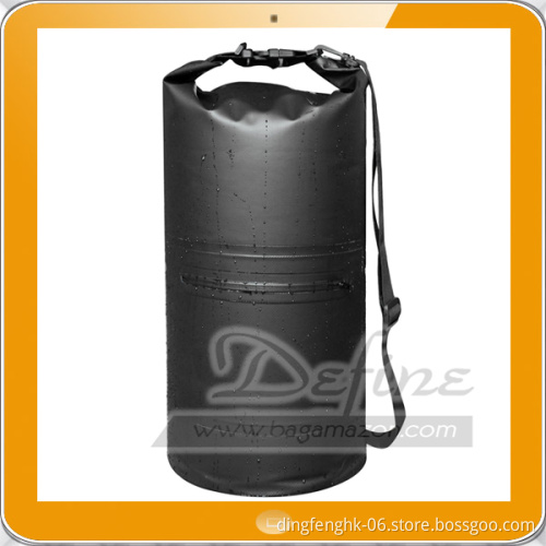 Waterproof Tarpaulin Dry Bag Sack with Zip Pocket for Boating